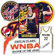 Desert Cactus Caitlin Clark Indiana Fever WNBA Women's National Basketball Association Officially Licensed Sticker Vinyl Decal Laptop Water Bottle Car Scrapbook (Rookie of The Year 2024 - Type P)