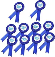 [COLLBATH] 10pcs Boys' Birthday Corsages Boys' Party Accessories Photo Brooch Set Diverse Colors for Events