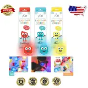 Reusable Water-Activated Light-Up Cube Set – 12 Pack for Sensory Development