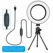 6in LED 12000K Ring Light Kit Dimmable For Makeup Phone Camera Selfie With Stand
