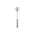 Manual Egg Whisk Hand Push Egg Beater Stainless Steel W1Z8 Blender Mixer J5D9