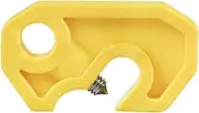 Circuit Breaker, Miniature Circuit Breaker Lockout, Universal Circuit Breaker Lockout Multifunction Insulated Safety Lock for Industrial, Power, Automotive Work (Yellow)