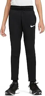 [Nike] Therma Big Boys' Training Sweatpants (Black/White) Size Medium