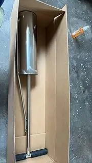 Clam Gun, 36in Stainless Steel Clam Gun w/Vent Tube and Valve