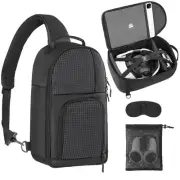 Carrying Case for Quest 3/ Quest 2/Vision Pro. Waterproof Travel Sling Bag fo...