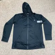 ✅ NWT And1 Full Zip Hoodie Basketball Sweatshirt Black Men’s Size XL NEW