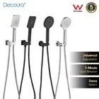Decaura 3-Mode shower Hand held shower set Brass Wall elbow Shower Hose WELS