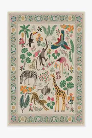 200' x 290' | Machine Washable Runner Rug | Kid & Pet Friendly | Indoor Rug | Iris Apfel Jingle Jungle Tufted Rug | Ruggable