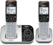 VTECH VS112-2 DECT 6.0 Bluetooth 2 Handset Cordless Phone Answering System