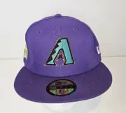 New Era ARIZONA DIAMONDBACKS Citrus Pop 2001 World Series 59Fifty Hat Cap 7 1/2