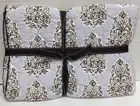 Pottery Barn Kids Meredith Block Print Bed Baby Nursery Toddler Quilt Lavender