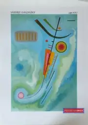 Vassily Kandinsky Léger, 1930 Vintage 1990 Italian Import Fine Art Print 24 x 34