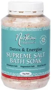 Nirvana Supreme Salt Detox & Energise Bath Soak 1kg