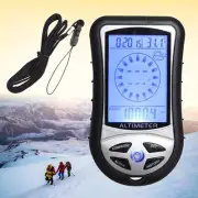 Portable Multifunction Altimeter Digital Compass Clock Barometer Thermometer 2P1
