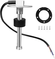 Fuel Sending Unit 0-190ohms 5" (125mm) for Marine Boat Truck Car, Stainless Steel Boat Fuel Tank Sender Marine Fuel Gauge Sending Unit Fuel Water Level Sensor