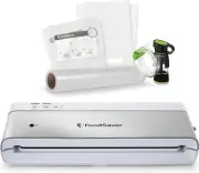 Compact Food Vacuum Sealer Machine with Handheld Sealer Accessory | 1 Roll & ...