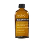 Natio Massage Oil Sports & Muscle Recovery 200ml
