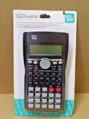 Scientific Calculator,New,Pen Gear,Math,Science,Statistics,2 line display,Case.