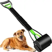 Pet Pooper Scooper, Fecal Cleaner, Non-Breakable Poop Scooper with High Strength Material and Durable Spring for Dogs, Long Handle Design Easy for Pet Waste, Grass and Gravel Pick Up
