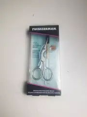NEW - "Tweezerman" - Stainless Brow Shaping Scissor and Brush in box