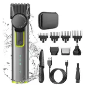 Cordless Rechargeable Hair Clipper & Trimmer Beard Trimmer For Men Adjustable Beard Trimmer With 4 Limit Combs Easy To Use