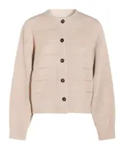 knitted cardigan S,L,M light brown