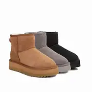 Ugg Classic Platform Mini Boots (Water Resistant) EU36 / AU6L / 230mm / CHESTNUT