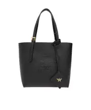 MCM Himmel Logo Debossed Tote Bag One size Black