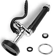 Pre Rinse Sprayer Sink Sprayer Replacement Spray Valve for Commercial Sink Faucet Polished High Pressured, Black