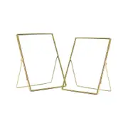 Nicola Spring Metallic Photo Frames - 8" x 10" - Pack of 2