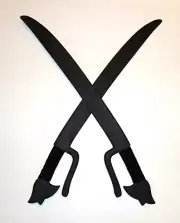 Practice Training Sword Ginunting FMA Polypropylene Filipino Kali Arnis Replica