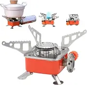 Folding Camp Stove Anti-Slip Pocket Stove Sturdy Folding Stove Portable Mini Stove for 3-5 People Multi-Purpose Pocket Stove for Camping, Emergency and Outdoor Folding Stove