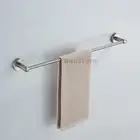 Brushed Stainless Steel #304 Towel Rail Shelf Bathroom Towel Rack Single Bar C17