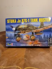 New Revell 1:48 WWII Stuka Tank Buster Ju87G-1 Model Kit