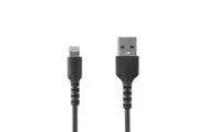 2m StarTech Heavy Duty Certified USB-A to Lightning Cable Black