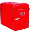 Frigidaire 6-Can Mini Retro Beverage Fridge - Red