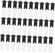 HONMEET 60pcs Lash Extension Glue Bottle Needles Pp Stainless Steel Blocking Easy to Use Lash Salon Home