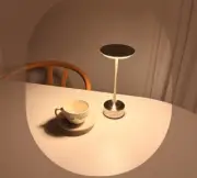 Thanks To Midcentury Metallic Wireless Stand Touch Mood Light