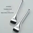 Straight Foundation Make-up Brush Flat Head Light Concealer Aluminum Tube W BIBI