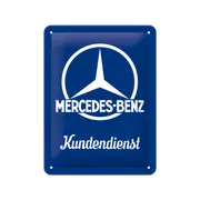 Nostalgic-Art Small Sign Mercedes Kundendienst