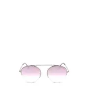 round-frame gradient sunglasses 54 Pink
