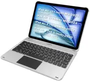 iPad Air 11-inch/Air 5th 4th Generation Keyboard Case with Trackpad, Bluetoot...
