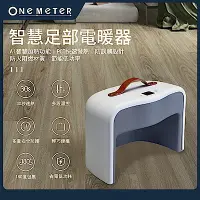在飛比找Yahoo奇摩購物中心優惠-one-meter 智能足部陶瓷電暖器 OFH-1711PT