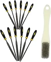 DOITOOL Hand File Set High Strength Metal Glass Ceramic File for Casting Easy to Clean Maintain Perfect Present for Friends