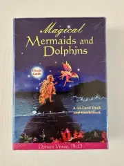 OOP-Doreen Virtue Mermaid & Dolphins Oracle Cards Deck- New- Sealed