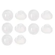 10pcs 20mm Transparent High Power LED Lens Reflector Collimator 60 Degree
