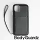【BodyGuardz】iPhone 11 Pro Max Accent Wallet(卡槽頂級真皮軍規殼 - 黑)