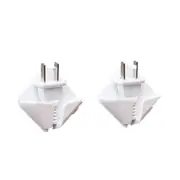 2Set Wall Storage Hook Power Plug Socket Holder Strong Self Adhesive Hanger For Home Office Kitchen Bathroom Storage Rack