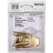Gatehouse 1.5-in Brass Polished Brass Steel Sliding Window Sash Lock 0257318
