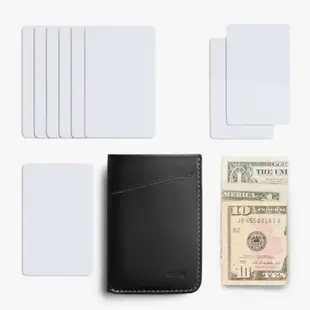 Bellroy 超薄皮夾 卡夾 優質皮革-黑